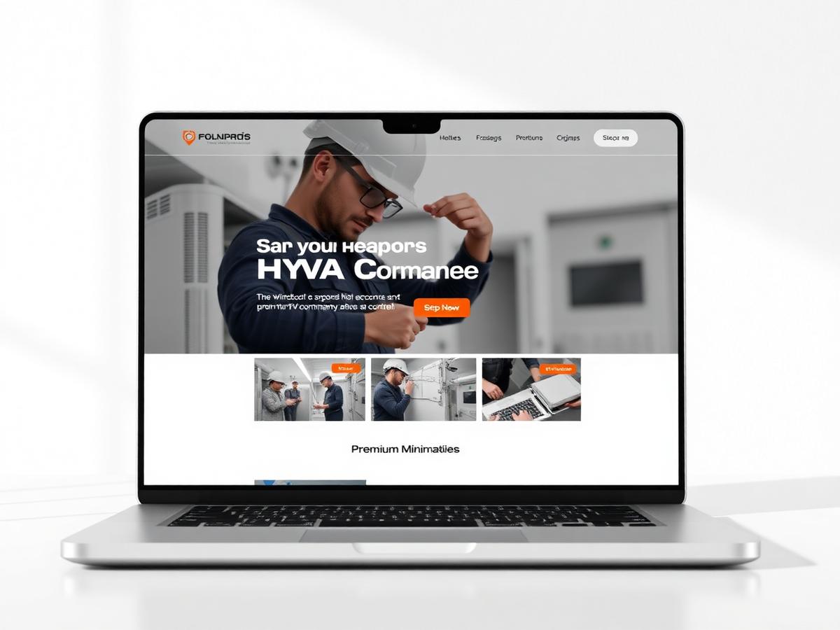 Northwind HVAC — HVAC website mockup