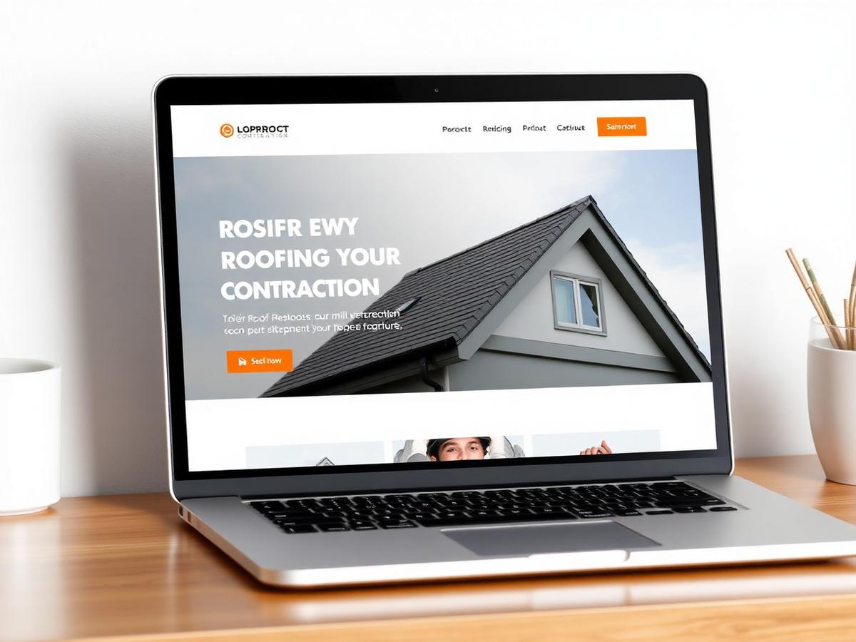 Summit Roofing Co. — Roofing website mockup